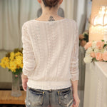 Top Dentelle Col V