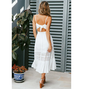 Robe Dentelle Fendue | Infinie Dentelle