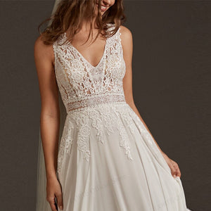 Robe Mariage Fluide Dentelle
