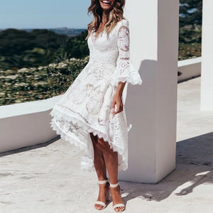 Robe Dentelle Été Blanche | Infinie Dentelle