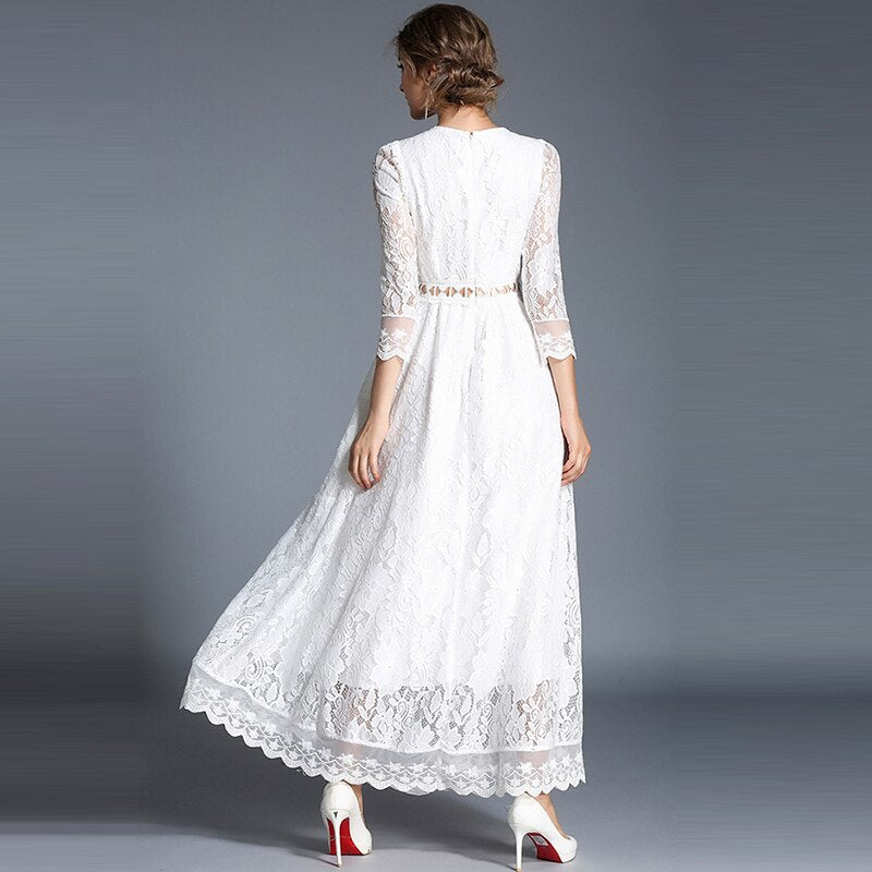 Robe Dentelle Garden Party | Infinie Dentelle