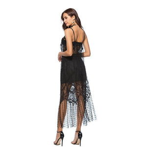 Robe Dentelle Bohème Transparente | Infinie Dentelle