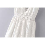 Robe Blanche Dentelle Hippie Chic | Infinie Dentelle