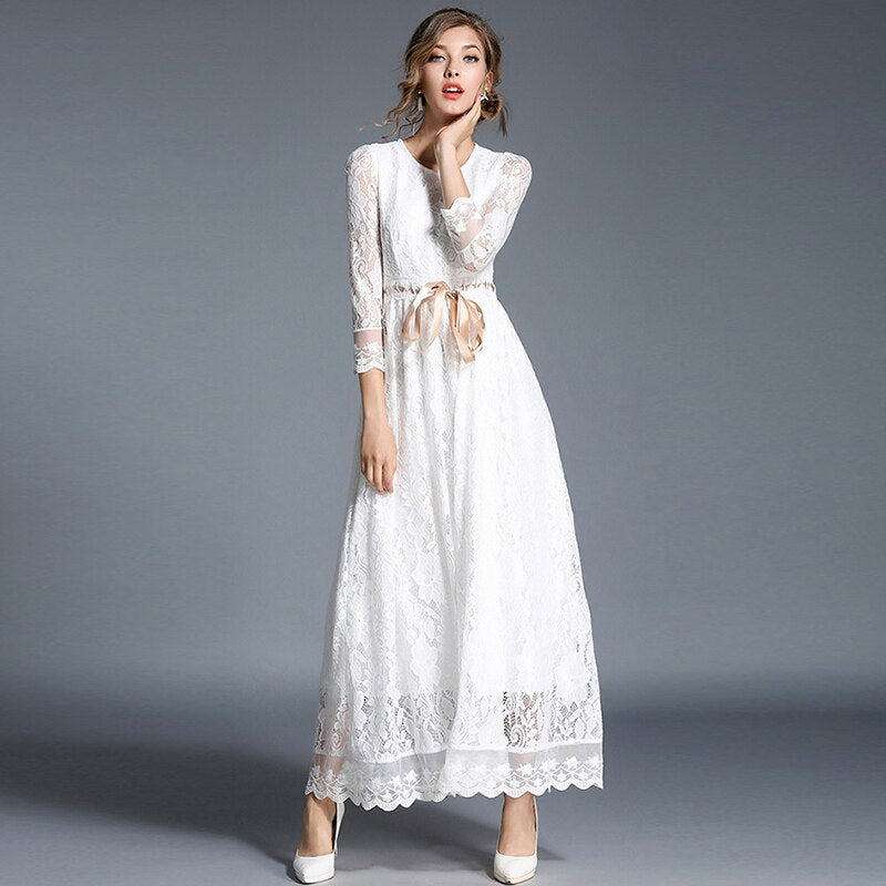 Robe Dentelle Garden Party | Infinie Dentelle