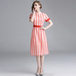 Robe Dentelle Rose et Rouge | Infinie Dentelle