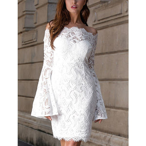 Robe Dentelle Blanche Chic | Infinie Dentelle