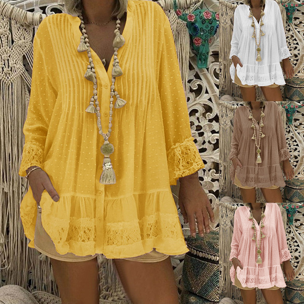 Top Long avec Dentelle