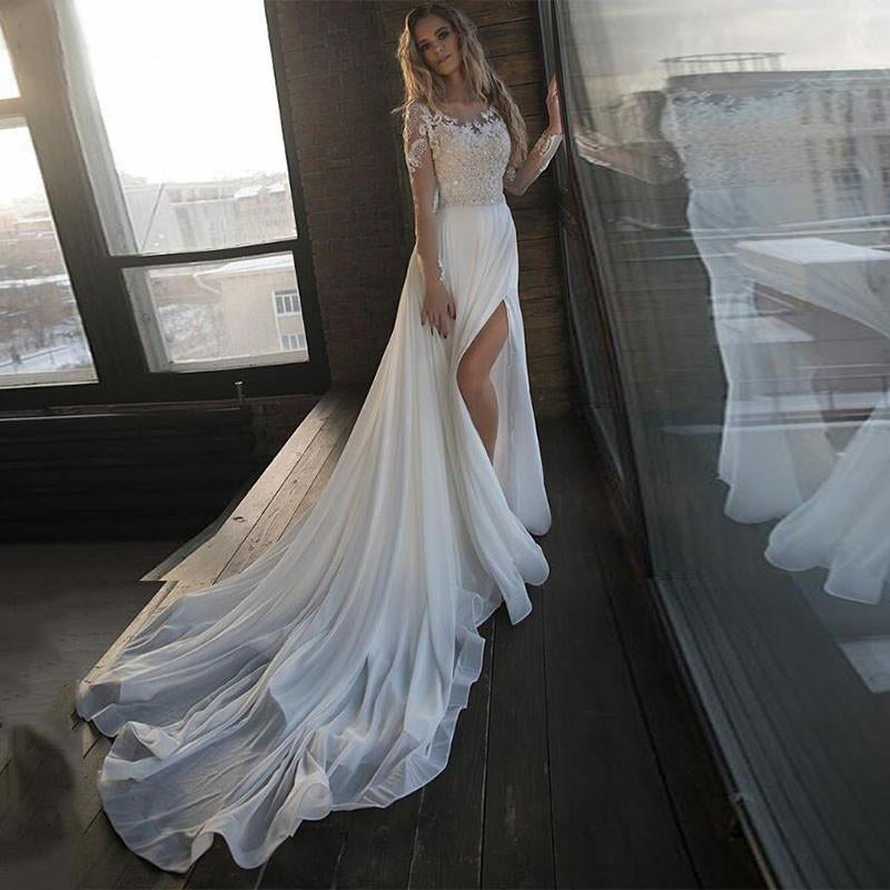 Robe Mariée Dentelle et Satin