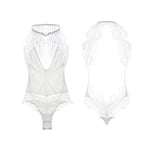 Body Dentelle Manche Courte