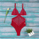 Body Dentelle Géométrique