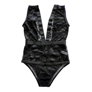Body Dentelle Noir Ouvert