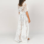 Robe Boho Blanche Dentelle | Infinie Dentelle