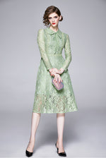 Robe Dentelle Vert d'Eau | Infinie Dentelle