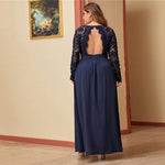 Robe Dentelle Grande Taille Longue | Infinie Dentelle