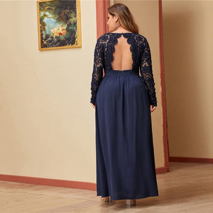 Robe Dentelle Grande Taille Longue | Infinie Dentelle