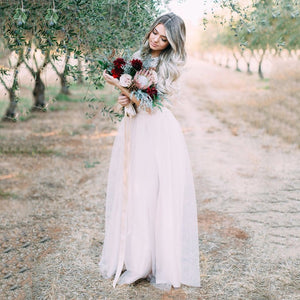 Robe de Mariée Dentelle Deux Pièces