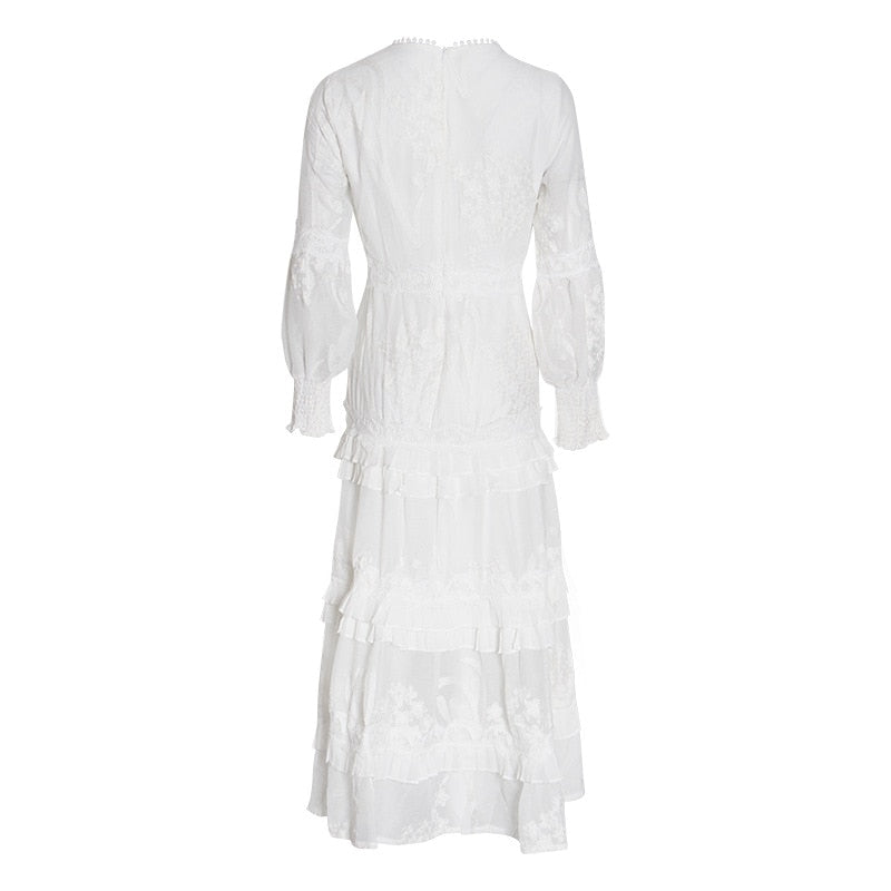 Robe Dentelle Broderie Anglaise | Infinie Dentelle