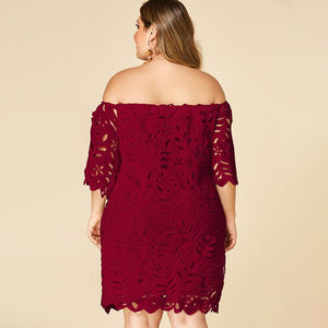 Robe Cocktail Dentelle Grande Taille | Infinie Dentelle