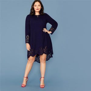 Robe Asymétrique Dentelle Grande Taille | Infinie Dentelle