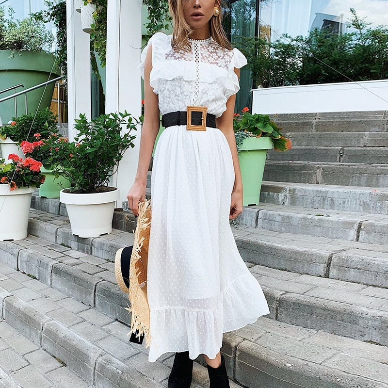 Robe Longue Été Dentelle