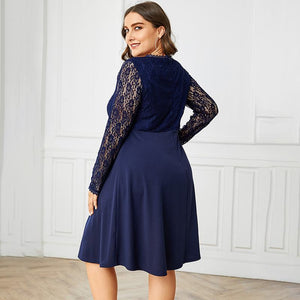 Robe Soirée Dentelle Grande Taille