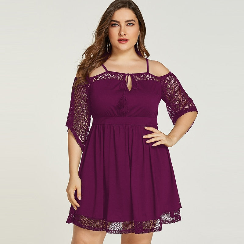 Robe Dentelle Grande Taille Ample | Infinie Dentelle