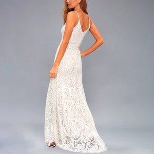 Robe Dentelle Blanche de Plage | Infinie Dentelle