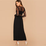 Robe Dentelle Noire Deux Pièces | Infinie Dentelle