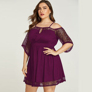 Robe Dentelle Rouge Grande Taille | Infinie Dentelle