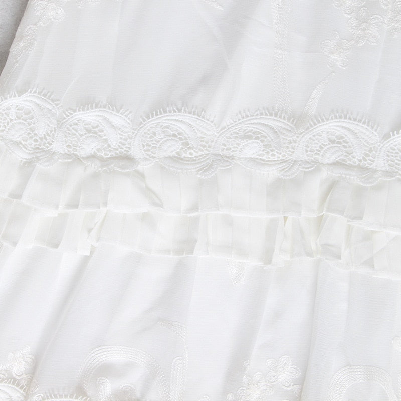 Robe Dentelle Broderie Anglaise | Infinie Dentelle