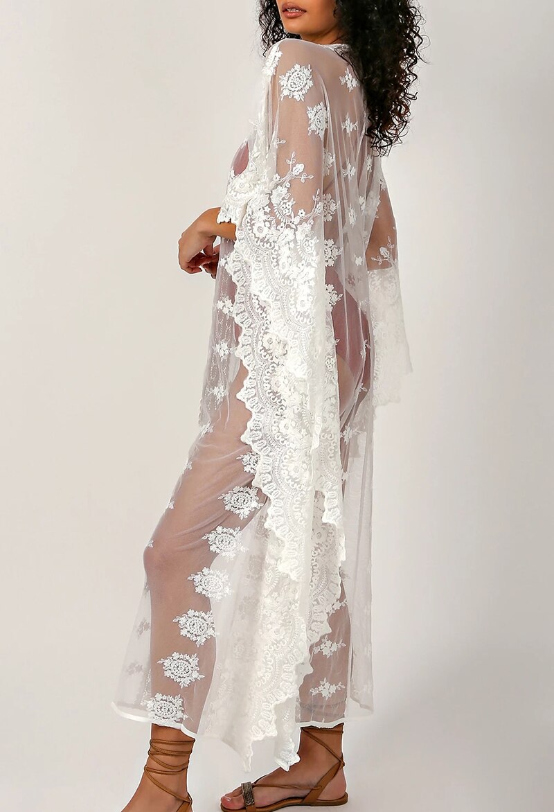 Robe de Plage Dentelle Transparente | Infinie Dentelle