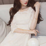 Robe Dentelle Blanche Femme | Infinie Dentelle
