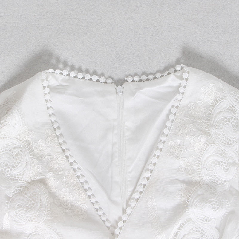 Robe Dentelle Broderie Anglaise | Infinie Dentelle