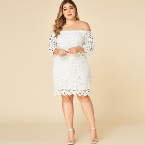 Robe Cocktail Dentelle Grande Taille | Infinie Dentelle