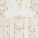 Robe Dentelle Blanche Empire | Infinie Dentelle