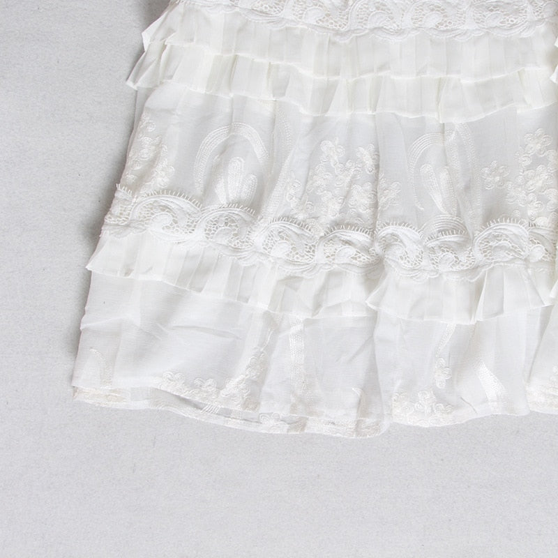 Robe Dentelle Broderie Anglaise | Infinie Dentelle