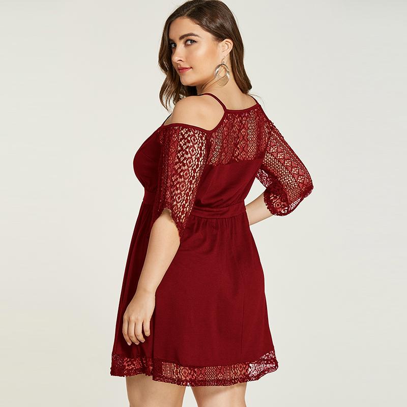 Robe Dentelle Rouge Grande Taille | Infinie Dentelle