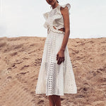 Robe Dentelle Transparente Longue | Infinie Dentelle