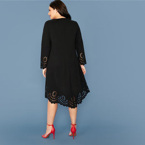 Robe Asymétrique Dentelle Grande Taille | Infinie Dentelle