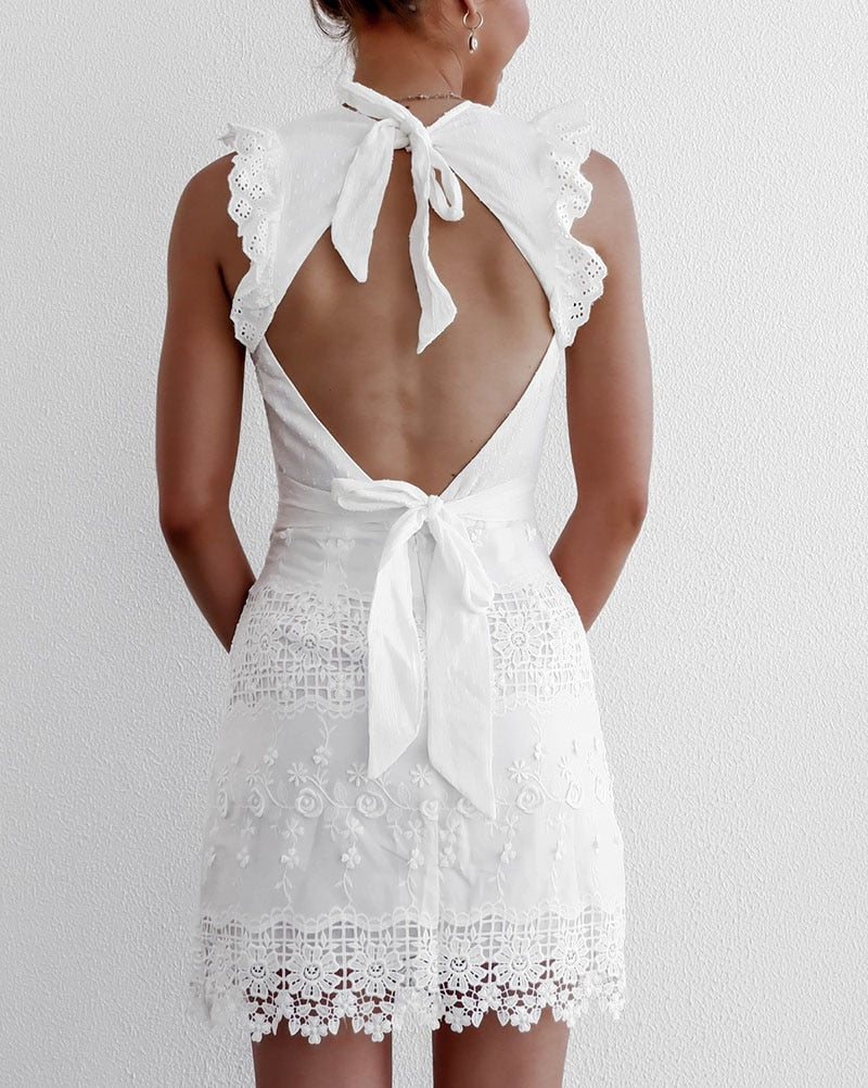 Robe de Dentelle Blanche | Infinie Dentelle