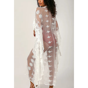 Robe de Plage Dentelle Transparente | Infinie Dentelle