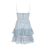 Robe Dentelle Bleu Pastel | Infinie Dentelle