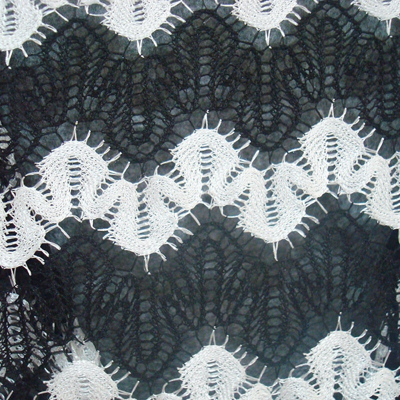 Robe de Plage Dentelle Zébrée | Infinie Dentelle