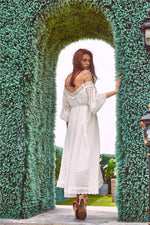 Robe Dentelle Blanche de Plage | Infinie Dentelle