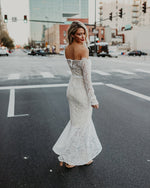 Robe de Soirée Dentelle Blanche | Infinie Dentelle