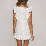 Robe Dentelle Manche Courte | Infinie Dentelle