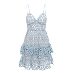 Robe Dentelle Bleu Pastel | Infinie Dentelle