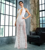 Robe Blanche Dentelle et Tulle | Infinie Dentelle