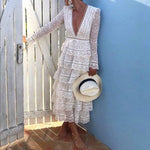 Robe Dentelle Blanche Romantique | Infinie Dentelle