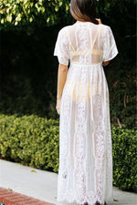Robe Dentelle Blanche Boho | Infinie Dentelle